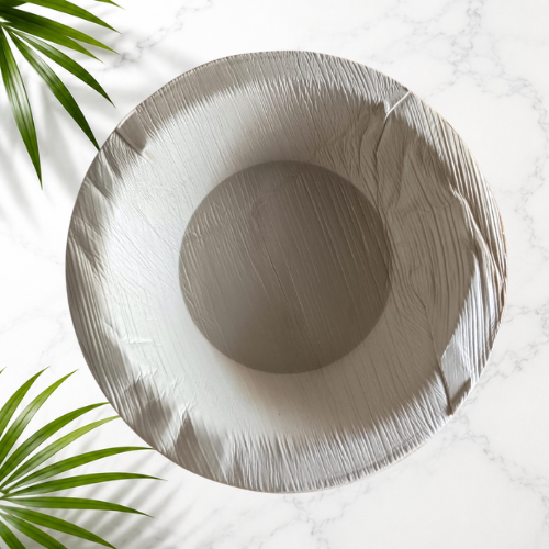 06 Inch Round Areca Plate
